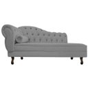 Ver imagem 2 de Recamier Diana 160cm Lado Direito Suede Cinza - Doce Sonho Móveis