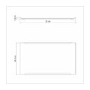Ver imagem 2 de Bandeja Tramontina Quadrata Retangular em Aço Inox Alto Brilho 32 X 28 Cm