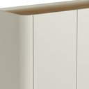 Ver imagem 6 de Aparador Buffet para Sala de Jantar 2 Portas Pés Industrial Dourado Naim I03 Luna Louro - Lyam Decor