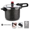 Panela de Pressão com Fechamento Externo Stone Pro 4,5 Litros Rochedo Preto - 1