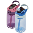 Ver imagem 1 de Kit com 2 Garrafas Gizmo Flip Kids Autospout® Azul e Rosa Roxo Contigo | 414ml