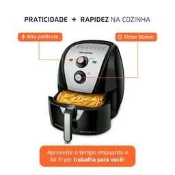 Fritadeira Elétrica Mondial sem Óleo Grand Family 6l 220v 5892-02 - 7