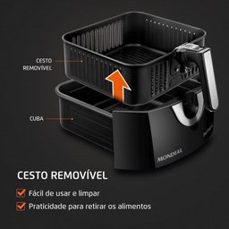 Fritadeira Elétrica Mondial sem Óleo Grand Family 6l 220v 5892-02 - 4