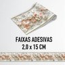 Faixa Decorativa Adesiva (autocolante) - Relevo Floral 2 - 5