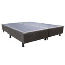 Ver imagem 1 de Base Cama Box King Size Suede Bordado Marrom Skybox