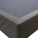 Ver imagem 4 de Base Cama Box King Size Suede Bordado Marrom Skybox