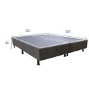 Ver imagem 6 de Base Cama Box King Size Suede Bordado Marrom Skybox