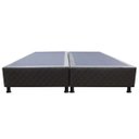 Ver imagem 2 de Base Cama Box King Size Suede Bordado Marrom Skybox