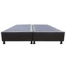 Base Cama Box King Size Suede Bordado Marrom Skybox - 2