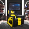 Poltrona Gamer Streamer Sparta com Carregador Usb Corino Preto/amarelo Sofa Store - 2