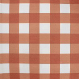 Papel de Parede Vichy Xadrez Laranja Estampa Média+ Cola Inclusa- Vinilico Lavável - 1