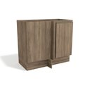 Ver imagem 1 de Balcão de Cozinha Canto Reto Maxxi G748 c/ 1 Porta s/ Tampo 98cm Nogal - Kappesberg