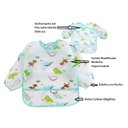 Ver imagem 6 de Babador Manga Longa Impermeável Blw Kit 2unds Alcedino Baby Babador Blw, Babador Manga Longa, Babado