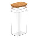 Ver imagem 4 de Pote Hermético Retangular com Tampa de Bambu - 2,3l ou