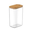 Ver imagem 1 de Pote Hermético Retangular com Tampa de Bambu - 2,3l ou