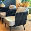 Ver imagem 7 de Conjunto Externo Nath Scarubi Design Contemporâneo em Alumínio e Corda Náutica