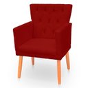 Ver imagem 6 de Kit com 2 Poltronas com Capitonê Clássica Confortável para Sala e Quarto Ana Suede