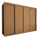 Ver imagem 2 de Guarda-roupa Casal Milano 4 Portas 4 Gavetas Carvalho - Minastex