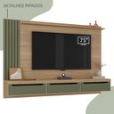 Ver imagem 7 de Painel Suspenso Tv 75 Pol 200 Cm 4584 Carvalho Menta Arly Carvalho Menta