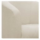 Ver imagem 6 de Poltrona Luiza Base Giratória de Madeira Linho Bege - Doce Sonho Móveis