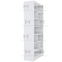 Ver imagem 5 de ESTANTE PARIS M3.2020.B MDF C FUNDO (QUARTO, SALA, ORGANIZA) MUNDI MOVEIS
