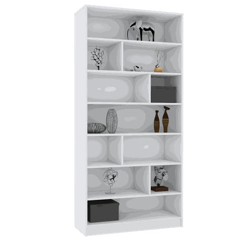 ESTANTE PARIS M3.2020.B MDF C FUNDO (QUARTO, SALA, ORGANIZA) MUNDI MOVEIS