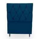 Ver imagem 1 de Cabeceira Estofada para Cama de Solteiro 90 Athena Suede