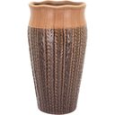 Ver imagem 1 de Vaso Decorativo Enfeite Casa Cerâmica 27x14x14cm Marrom