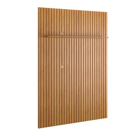 Painel para Tv Ripado 250x184cm para Tv 75 Supremo 1.8 Patrimar Cinamomo