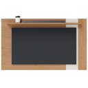 Ver imagem 3 de Painel para Tv 70 Pol Extensível 180cm Lara C04 Freijó Off White Matte - Lyam Decor