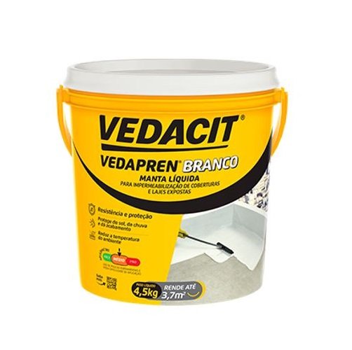 Vedapren Laje Branco 4,5Kg Vedacit - 1