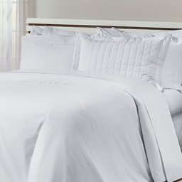 Capa de Edredom King Duvet 100% Algodão 200 Fios Glass:branco - 2
