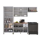 Ver imagem 4 de Cozinha Modulada 4 Peças 100% MDF Bari Branco