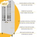 Ver mais imagens de Cozinha Modulada 4 Peças 100% MDF Bari Branco