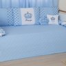 Kit Para Bicama Quarto Bebê Imperial Azul Claro - 8 Peças - 3