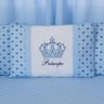 Kit Para Bicama Quarto Bebê Imperial Azul Claro - 8 Peças - 4
