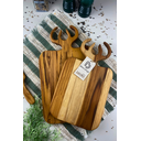 Ver imagem 2 de Tábua de Corte Alce P – Madeira de Teca 35x20x2cm