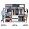 Guarda-roupa Casal 100% Mdf Madesa Nantes 3 Portas de Correr Branco - 4
