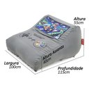 Ver imagem 3 de Puff Gamepad Sensorial e Ergonômico com Enchimento de Pérolas 3mm Pufe Macio