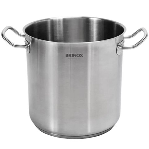 Panela Caldeirão Profissional 10,5l em Aço Inox 24cm Brinox Avulsa