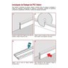 Moldura Roda Pé Rodapé Branco Pvc 10 Cm - Kit 10 Metros - 3