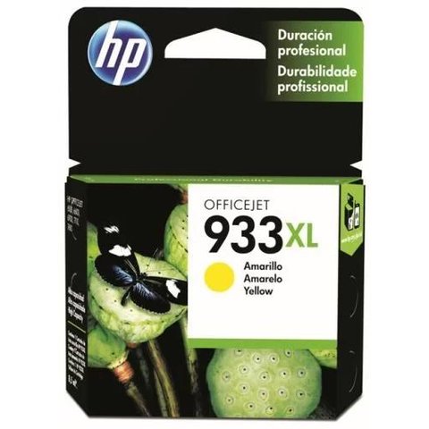 Cartucho HP 933 XL Amarelo - CN056AL - Para HP Officejet 7110 / 7610 / 7612