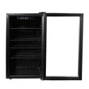 Ver imagem 2 de Cervejeira Expositor Vertical Hq Vidro Duplo 100 Litros Inox Hq-100cevpv 220v