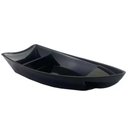 Ver imagem 6 de Conjunto 5 Barcas para Sushi Comida Japonesa Oriental Pretos Uno Coza Plástico 27,5x13cm