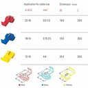 Ver imagem 4 de Kit 120 Conector Elétrico Derivação Emenda Fios 0,5mm a 6mm