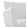 Poltrona Dália Pés Palito Mel Suede Branco - Doce Sonho Móveis - 6