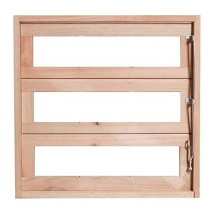 Basculante Madeira Eucalipto 0,80x0,80 Cx10cm Frainer Vitro Basculante