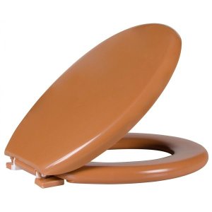 Assento Sanitário Oval Caramelo Escuro Tpj/Ascm2 0542