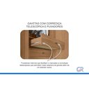 Ver imagem 7 de Guarda Roupa Casal Dante 2PTS 3GAVS Cinamomo N. Horizonte