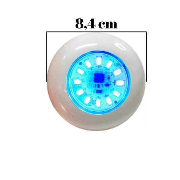 Mini Led Para Spa Com Rosca 4,5W Azul - 4